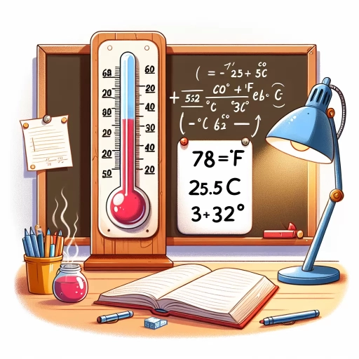 what is 78 fahrenheit in celsius