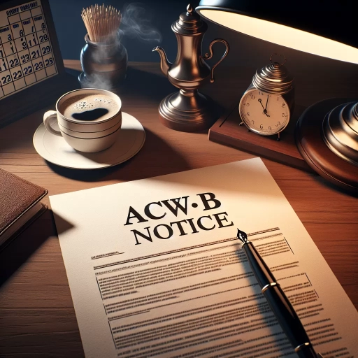 what is a acwb notice