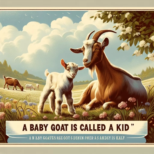 what is a baby goat called