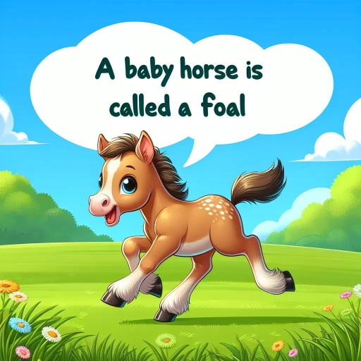 what is a baby horse called