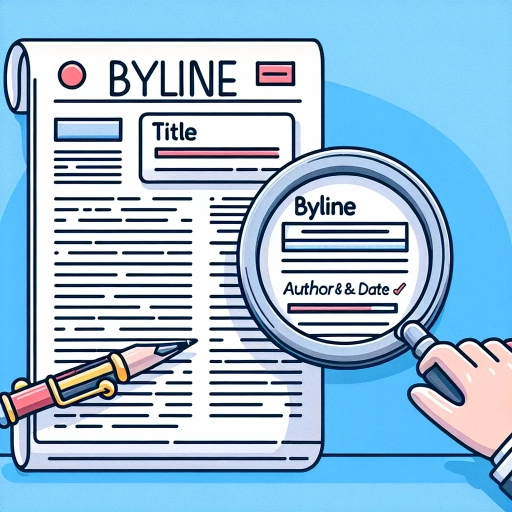 what is a byline