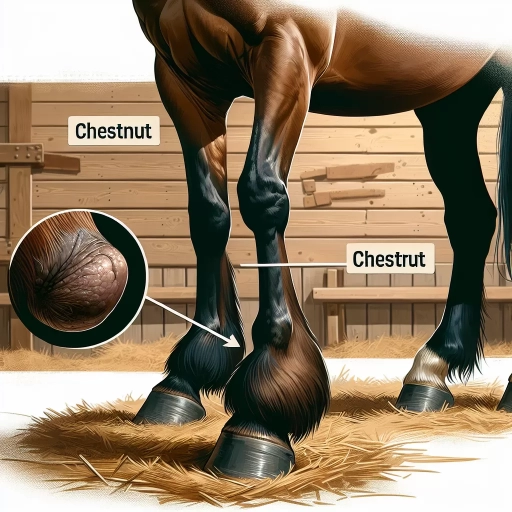 what is a chestnut on a horse