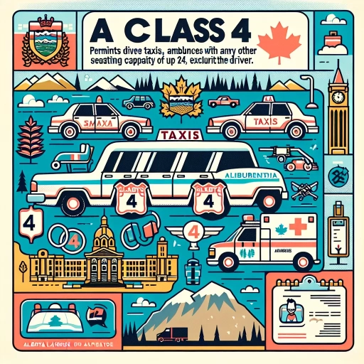 what is a class 4 license in alberta