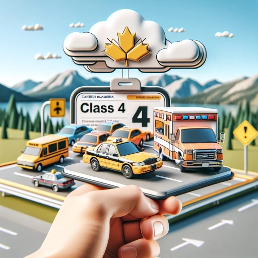 what is a class 4 license in bc