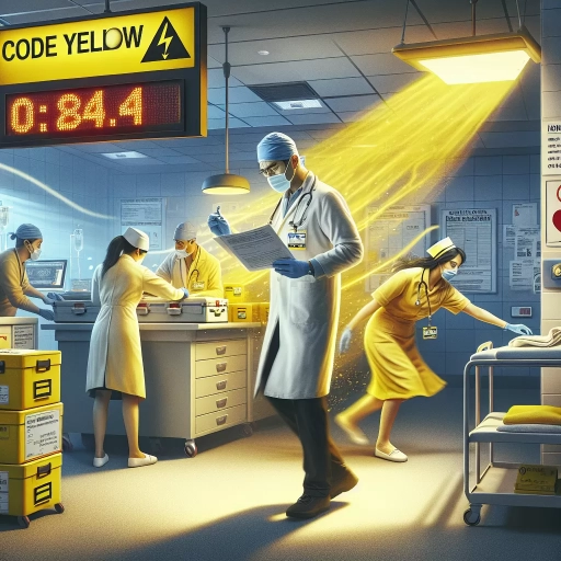 what is a code yellow in a hospital