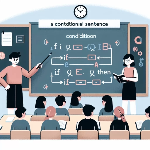 what is a conditional sentence