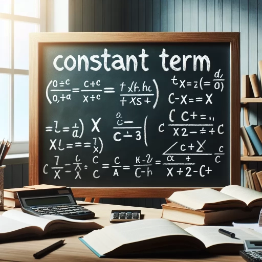 what is a constant term