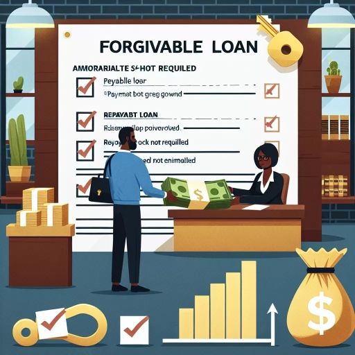 what is a forgivable loan