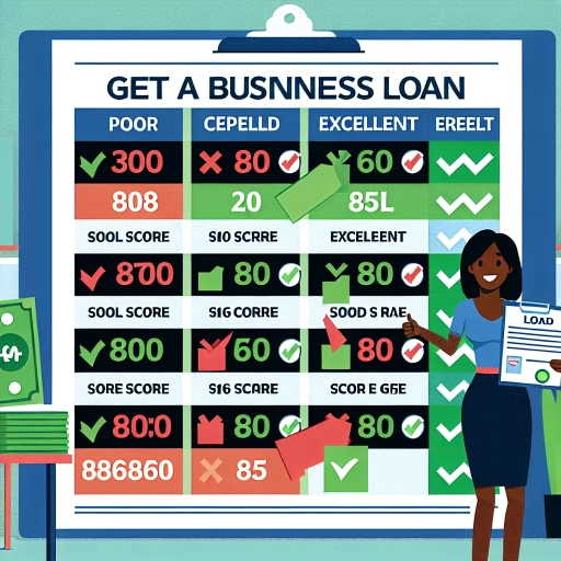 what is a good credit score to get a business loan?