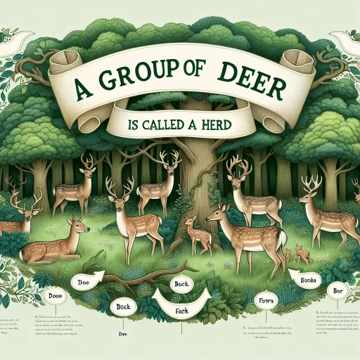 what is a group of deer called