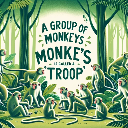 what is a group of monkeys called