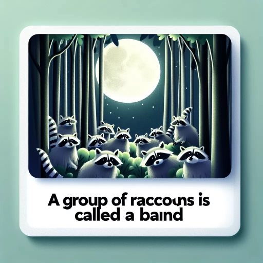 what is a group of raccoons called