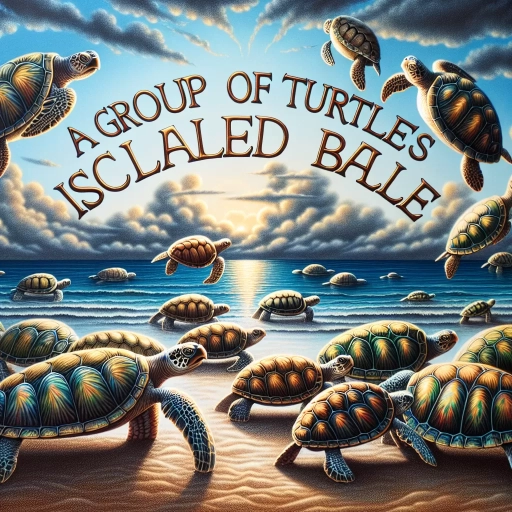 what is a group of turtles called