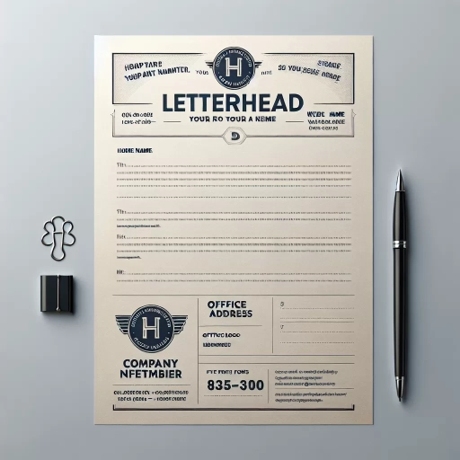 what is a letterhead