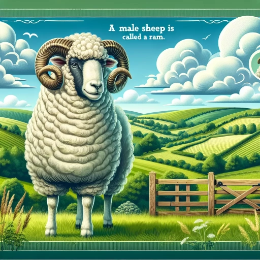 what is a male sheep called