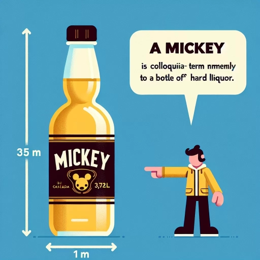 what is a mickey of alcohol