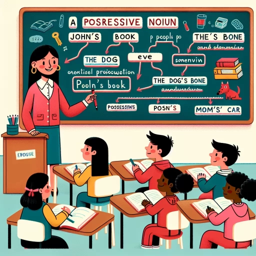 what is a possessive noun