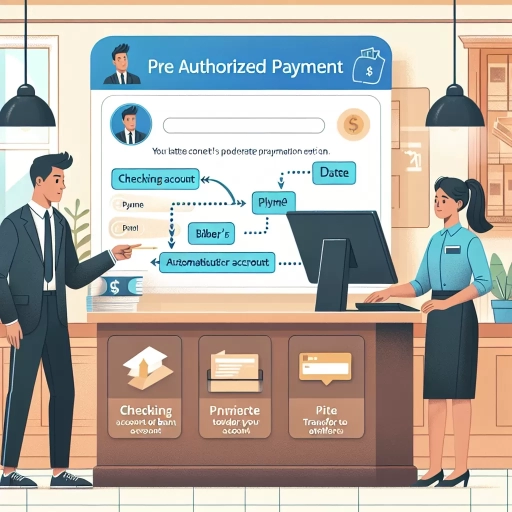 what is a pre authorized payment