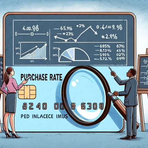 what is a purchase rate on a credit card