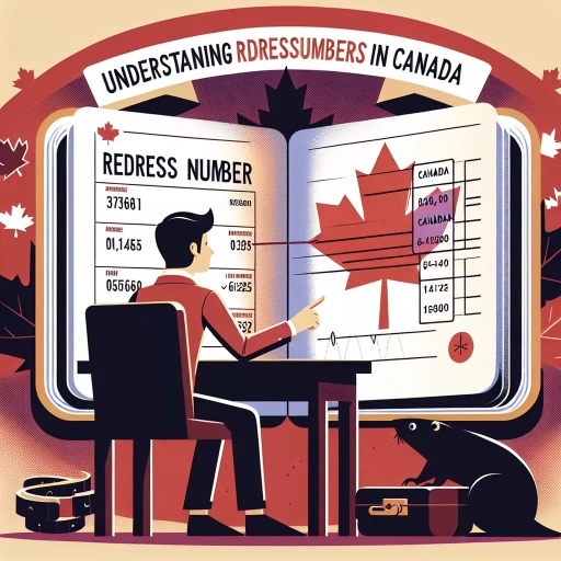 what is a redress number canada