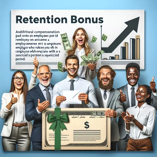 what is a retention bonus