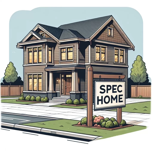 what is a spec home