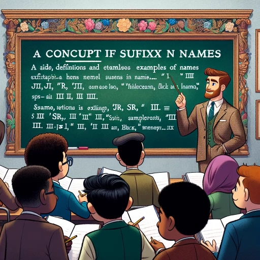 what is a suffix in a name