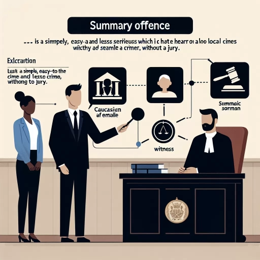 what is a summary offence