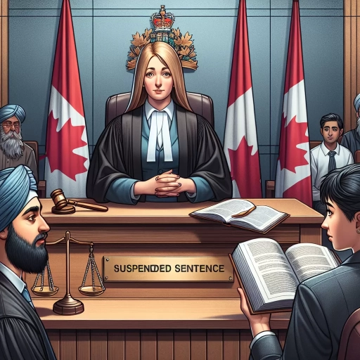 what is a suspended sentence canada