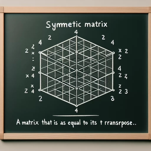 what is a symmetric matrix