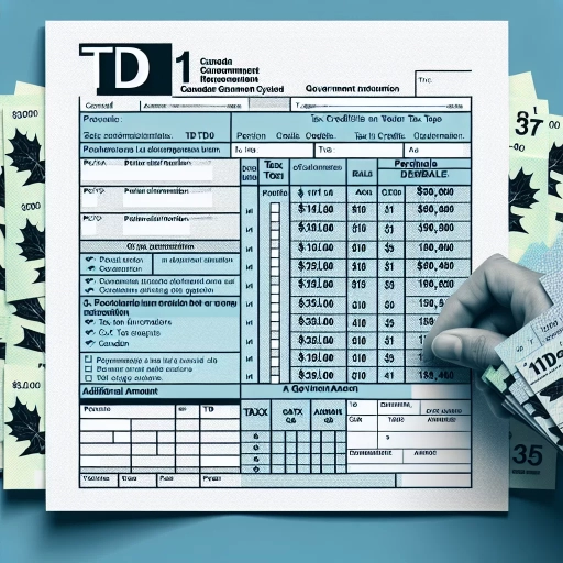 what is a td1 form