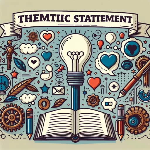 what is a thematic statement