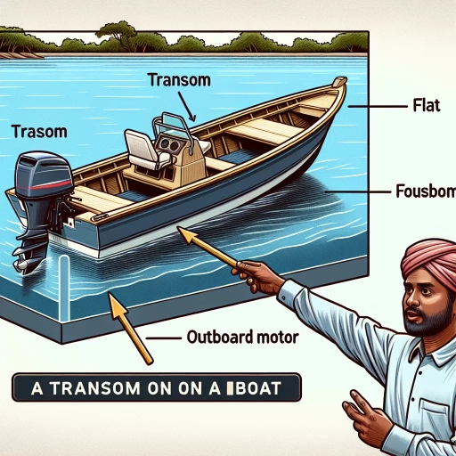 what is a transom on a boat