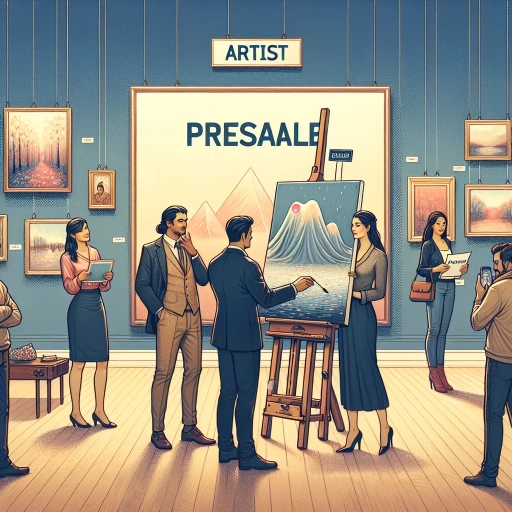 what is artist presale