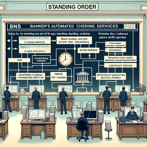 what is bns standing orders