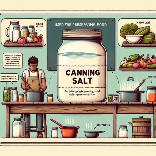 what is canning salt