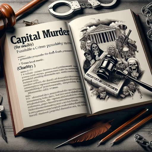 what is capital murders definition