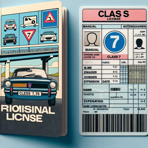 what is class 7 license