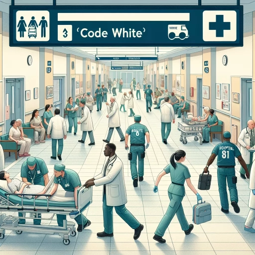 what is code white in a hospital