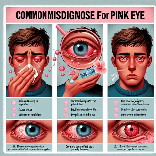 what is commonly misdiagnosed as pink eye