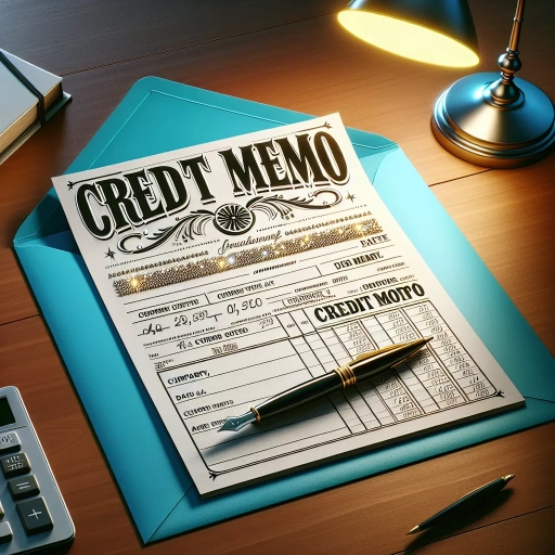 what is credit memo