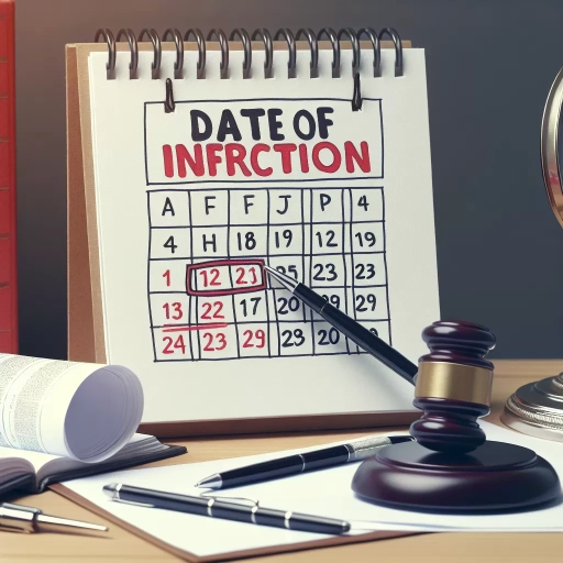 what is date of infraction