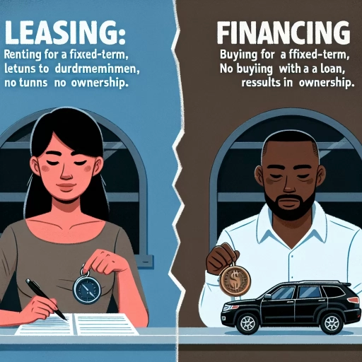 what is difference between lease and finance?