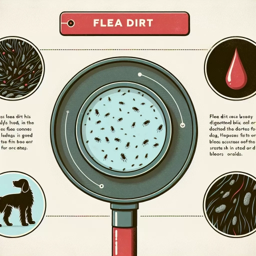 what is flea dirt