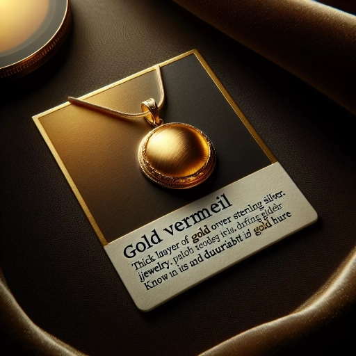 what is gold vermeil