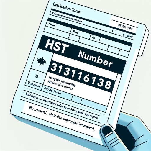 what is hst number