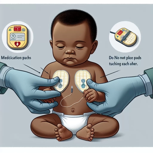 what is important to remember about aed pad placement on infants?