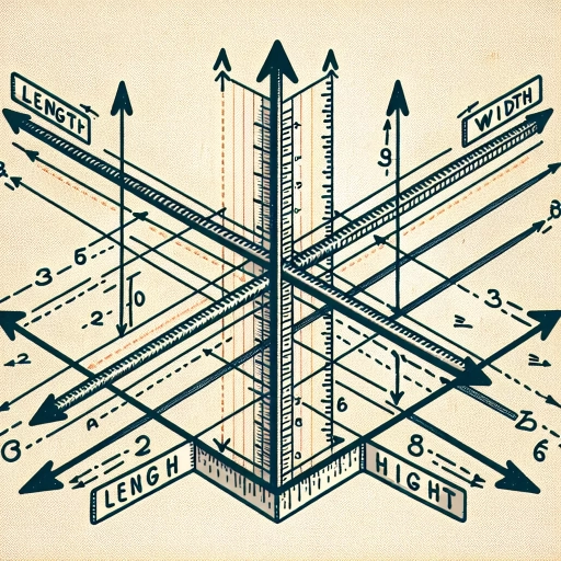 what is length width and height