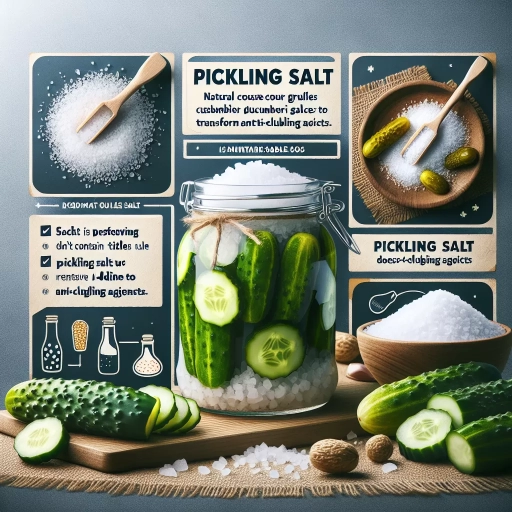 what is pickling salt