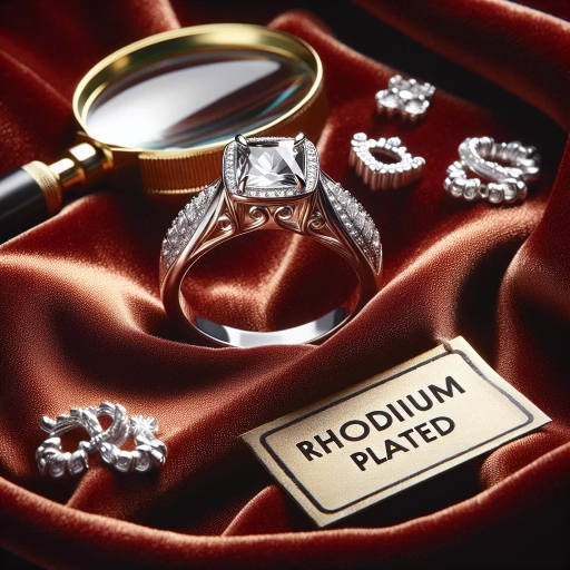 what is rhodium plated